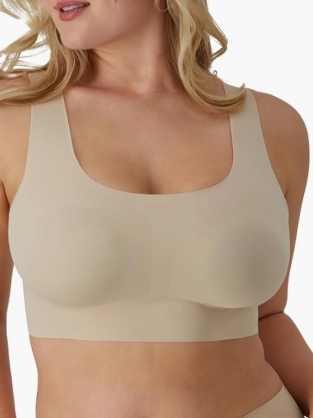 Bali Women's Comfort Revolution EasyLite Wireless Bra Nude Size M 12200